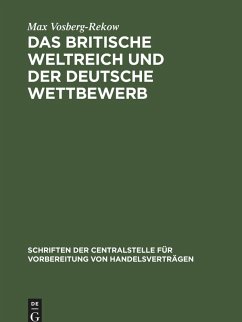 Cover Das britische Weltreich und der deutsche Wettbewerb (eBook, PDF)