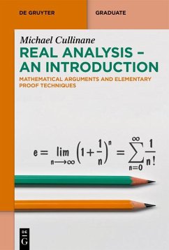 Real Analysis - An Introduction (eBook, ePUB) - Cullinane, Michael