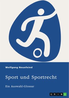 Cover Sport und Sportrecht (eBook, PDF)