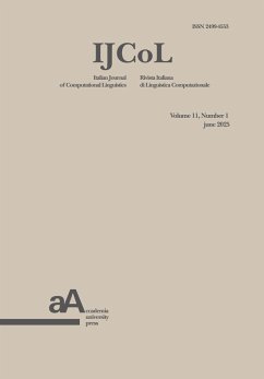 Cover IJCoL - Italian Journal of Computational Linguistics vol. 11, n. 1 June 2025 (eBook, PDF)