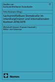Sachunmittelbare Demokratie im interdisziplinären und internationalen Kontext 2014/2015 Sachunmittelbare Demokratie im interdisziplinären und internationalen Kontext 2014/2015