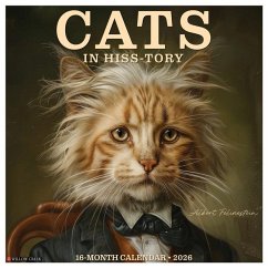 Cover Cats in Hiss-Tory 2026 Wall Calendar