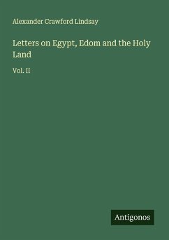 Cover Letters on Egypt, Edom and the Holy Land