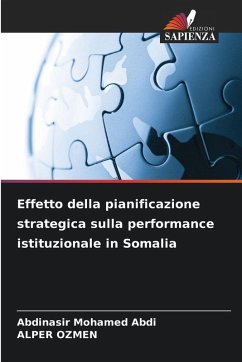 Cover Effetto della pianificazione strategica sulla performance istituzionale in Somalia