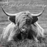 Highland Cows B&w 12 X 12 Wall Calendar Highland Cows B&w 12 X 12 Wall Calendar