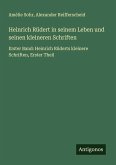 Heinrich Rüdert in seinem Leben und seinen kleineren Schriften Heinrich Rüdert in seinem Leben und seinen kleineren Schriften