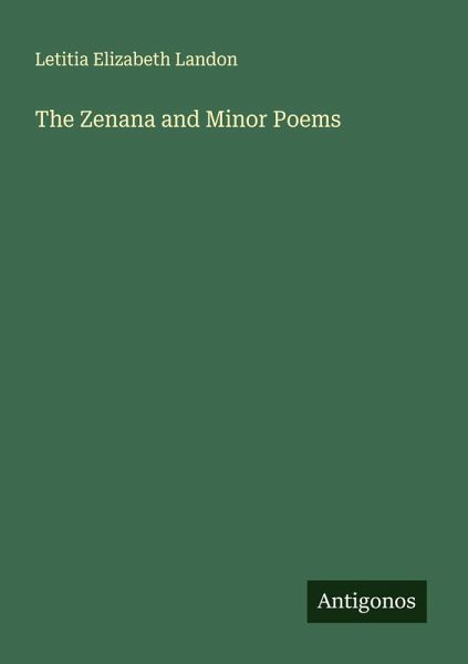 The Zenana and Minor Poems The Zenana and Minor Poems