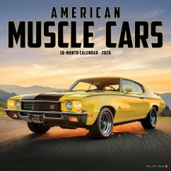 Cover American Muscle Cars 2026 Wall Calendar