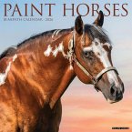 Paint Horses 2026 12 X 12 Wall Calendar