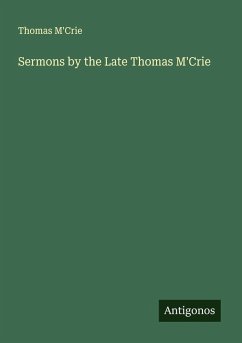 Cover Sermons by the Late Thomas M'Crie