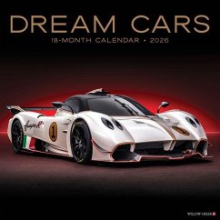 Cover Dream Cars 2026 Wall Calendar