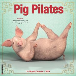 Pig Pilates 2026 12 X 12 Wall Calendar - Willow Creek Press