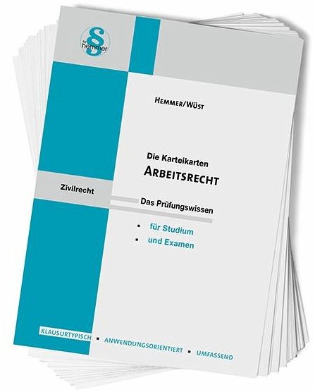 Die Karteikarten Arbeitsrecht Die Karteikarten Arbeitsrecht
