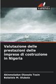 Valutazione delle prestazioni delle imprese di costruzione in Nigeria