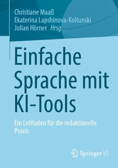 Cover Einfache Sprache mit KI-Tools (eBook, PDF)