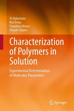 Cover Characterization of Polymers in Solution (eBook, PDF)