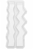 Silikon-Kerzengießform Welle Zickzack 23x2,8x2,5cm