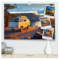 Vanlife - Caravan Abenteuer (hochwertiger Premium Wandkalender 2026 DIN A2 quer), Kunstdruck in Hochglanz Vanlife - Caravan Abenteuer (hochwertiger Premium Wandkalender 2026 DIN A2 quer), Kunstdruck in Hochglanz