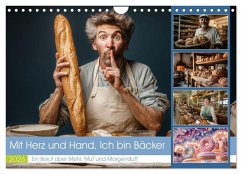 Cover Mit Herz und Hand, Ich bin Bäcker (Wandkalender 2026 DIN A4 quer), CALVENDO Monatskalender