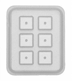 Cover Silikon-Form 6x7cm Würfel 12x12x12mm 6tlg