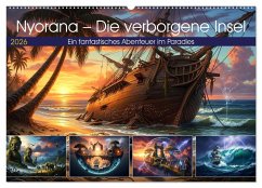 Cover Nyorana - Die verborgene Insel (Wandkalender 2026 DIN A2 quer), CALVENDO Monatskalender
