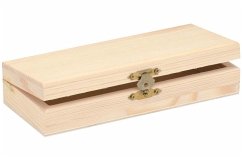 Cover Holzbox rechteckig 20x10x5cm FSC, Kiefer