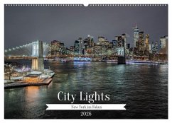 Cover City Lights - New York im Fokus (Wandkalender 2026 DIN A2 quer), CALVENDO Monatskalender