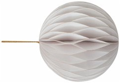 Cover Wabenkugel mit Hänger, weiss 10cm, 4St., Papier