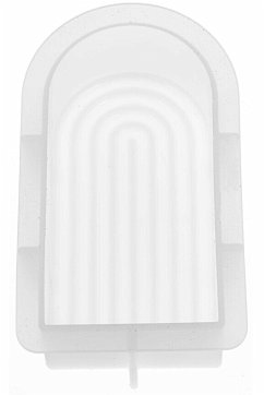 Cover Silikon-Kerzengießform Bogen klein 12x6x3,7cm
