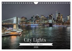 Cover City Lights - New York im Fokus (Wandkalender 2026 DIN A4 quer), CALVENDO Monatskalender