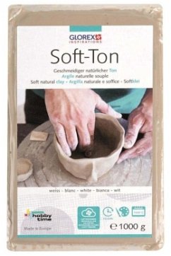Cover Soft-Ton weiss 1000g lufthärtend / brennbar 1040°C