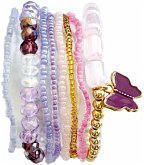 DIY Armband-Set, rosa-lila