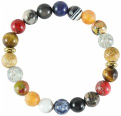 Cover Armband, Naturstein, bunt DIY, 10mm