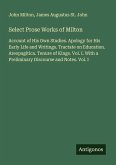Select Prose Works of Milton