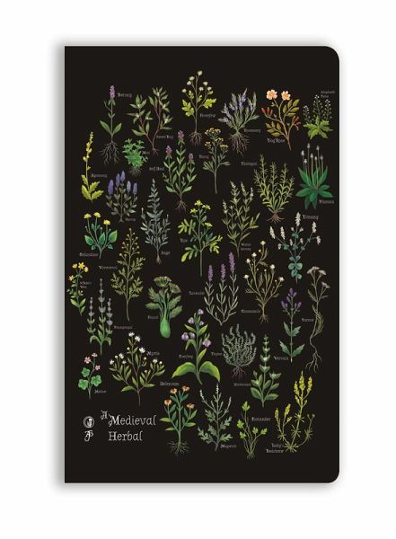 Anna Stead: Medieval Herbal (Soft Touch Journal)