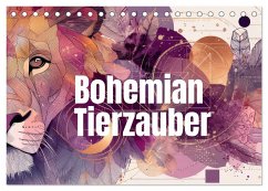 Bohemian Tierzauber (Tischkalender 2026 DIN A5 quer), CALVENDO Monatskalender
