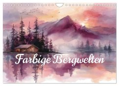 Farbige Bergwelten (Wandkalender 2026 DIN A4 quer), CALVENDO Monatskalender
