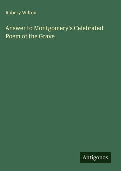 Cover Answer to Montgomery's Celebrated Poem of the Grave