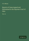 Reports of Cases Argued and Determined in the Supreme Court of Ohio Reports of Cases Argued and Determined in the Supreme Court of Ohio