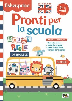 Cover Pronti per la scuola. Prime parole in inglese. Fisher Price