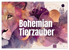 Bohemian Tierzauber (Wandkalender 2026 DIN A2 quer), CALVENDO Monatskalender
