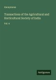 Transactions of the Agricultural and Horticultural Society of India