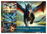 Prächtige Drachen, gut oder böse? (Wandkalender 2026 DIN A2 quer), CALVENDO Monatskalender