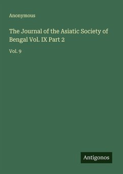 Cover The Journal of the Asiatic Society of Bengal Vol. IX Part 2
