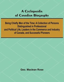 Cover A Cyclopaedia of Canadian Biography