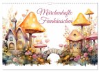 Märchenhafte Feenhäuschen (Wandkalender 2026 DIN A3 quer), CALVENDO Monatskalender