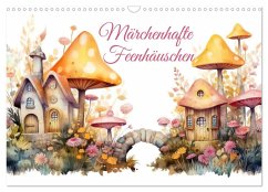 Cover Märchenhafte Feenhäuschen (Wandkalender 2026 DIN A3 quer), CALVENDO Monatskalender