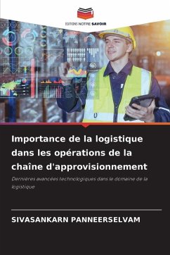 Importance de la logistique dans les opérations de la chaîne d'approvisionnement - PANNEERSELVAM, SIVASANKARN Importance de la logistique dans les opérations de la chaîne d'approvisionnement - PANNEERSELVAM, SIVASANKARN