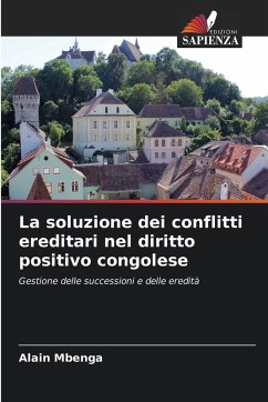 Cover La soluzione dei conflitti ereditari nel diritto positivo congolese