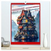 Hausgeflippt (hochwertiger Premium Wandkalender 2026 DIN A2 hoch), Kunstdruck in Hochglanz